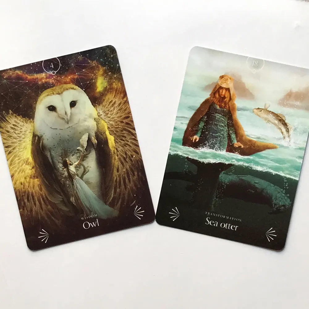 Divine Animals Oracle Cards With Guide