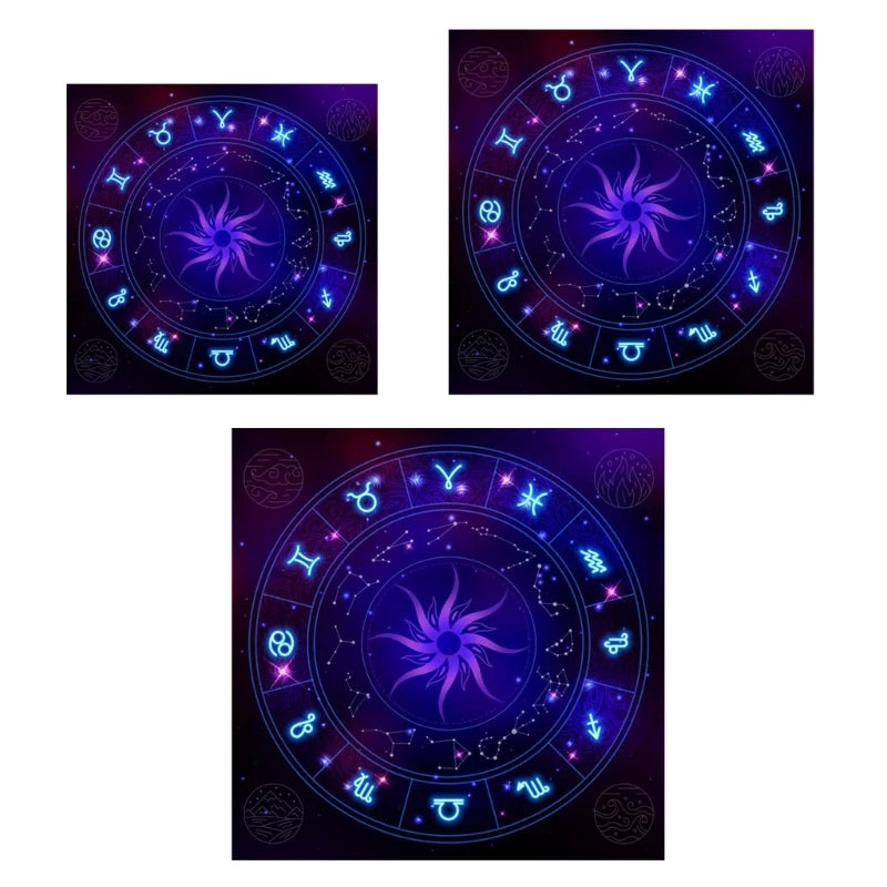 12 Constellation Tarot Tablecloth